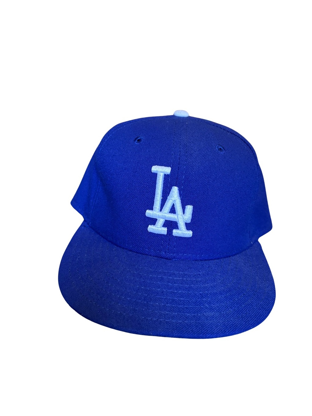 New Era 59FIFTY Los Angeles Dodgers MLB Blue Fitted Cap Hat Size 7 On-Field Cap